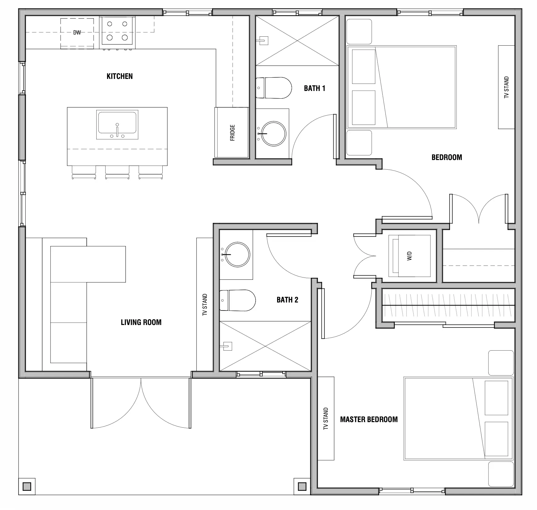 Framing and foundation work for a well-planned ADU in Dallas